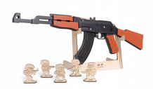 Купить arma.toys резинкострел автомат окрашенный at006k