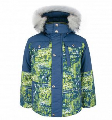 Купить куртка ursindo снежок, цвет: синий/салатовый ( id 7115557 )