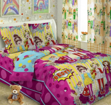 Купить постельное белье letto 1.5-спальное подружки (3 предмета) podruzhki50