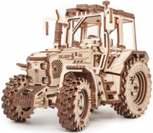 Купить eco wood art сборная модель деревянная 3d ewa трактор беларус 82 etblr
