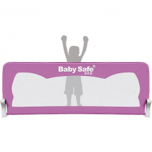 Барьер для кроватки Baby Safe Ушки, 150х42 см, розовый ( ID 13278357 )