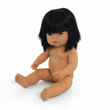 Купить miniland кукла baby doll asian girl polybag 38 см 31056