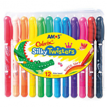 Купить набор карандашей 3 в 1 amos "твистеры", 12 цветов ( id 8402023 )
