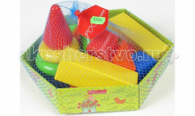 Купить развивающая игрушка росигрушка набор клепа пирамида+фигуры (16 деталей) 2148