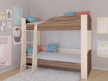 Купить подростковая кровать рв-мебель двухъярусная астра 2 без ящика astra2e