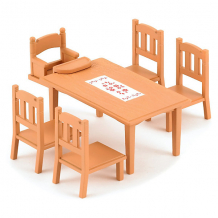 Купить набор "обеденный стол с 5 стульями" sylvanian families ( id 2328097 )