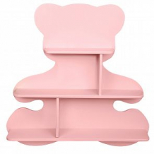 Купить полка настенная rodent kids медведь, цвет: розовый ( id 11844250 )