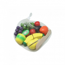 Купить деревянная игрушка magni набор игрушечных фруктов в сетке 2748