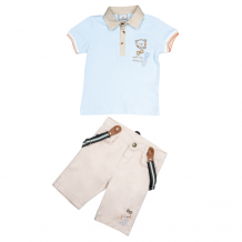 Купить cascatto комплект одежды для мальчика (футболка, бриджи, подтяжки) g-komm18/11 