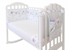 Купить бортик в кроватку baby nice (отк) с органайзером ежик sor211