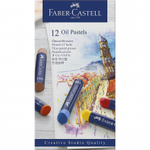 Купить пастель масляная faber-castell oil pastels, 12 цветов ( id 12813449 )