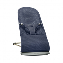 Купить кресло-шезлонг babybjorn bliss mesh темно-синий с игрушкой ( id 11161770 )