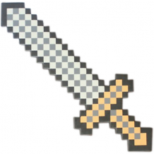 Купить меч 8бит pixel crew, пиксельный серия 2 60см коричневый ( id 7911578 )