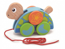 Купить каталка-игрушка viga на веревочке черепаха 50080