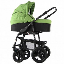 Купить коляска-люлька для новорожденного sevillababy mirra, цвет: салатовый/черный ( id 10816454 )