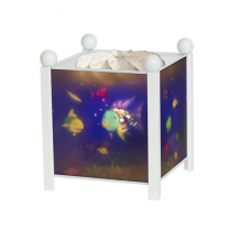 Купить trousselier светильник-ночник в форме куба rainbow fish 4366w 12v