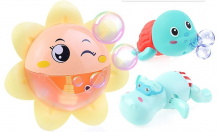 Купить ural toys игрушка для купания, пускающая мыльные пузыри солнышко 2032