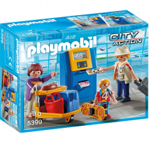 Купить конструктор playmobil городской аэропорт: семья на регистрации 5399pm