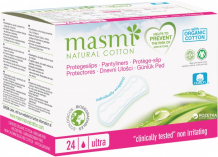 Купить masmi ежедневные ультратонкие гигиенические прокладки из органического хлопка в индивидуальной упаковке 24 шт. 00128