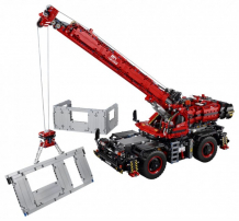Купить конструктор lego technic 42082 лего техник подъёмный кран для пересечённой местности 42082