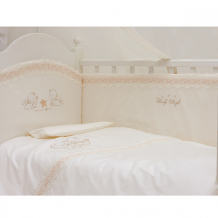 Купить комплект в кроватку makkaroni kids lovely angels 120х60 (6 предметов) 