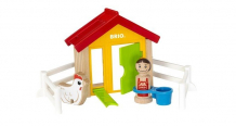 Купить деревянная игрушка brio набор мой родной дом курятник 30305