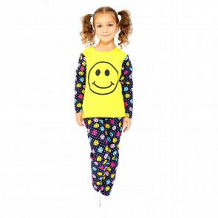 Купить пижама джемпер/брюки счастливая малинка, цвет: желтый/синий ( id 12105058 )