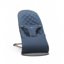 Купить кресло-шезлонг babybjörn bliss cotton, цвет: темно-синий babybjorn 996892409