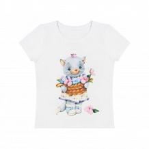 Купить футболка роскошь с пеленок киска-принцесса, цвет: молочный ( id 11378698 )