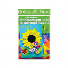 Купить объемная аппликация hobby time "подсолнух" из цветной бумаги ( id 12466620 )