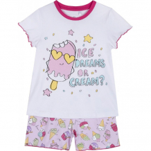 Купить chicco пижама для девочек (футболка, шорты) мороженое 9035344