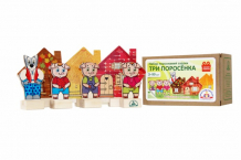 Купить деревянная игрушка краснокамская игрушка набор персонажи сказки три поросенка картонная коробка н-11