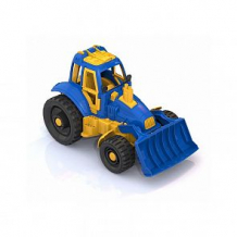 Купить трактор с грейдером нордпласт , синий 30 см ( id 12825310 )