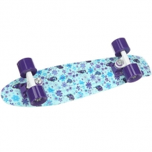 Купить скейт мини круизер пластборды flower 1 light blue/purple/blue 6 x 22.5 (57.2 см) голубой,фиолетовый,синий ( id 1179227 )