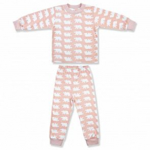 Купить пижама джемпер/брюки leo разноцветье. медвежонок, цвет: розовый ( id 12614584 )