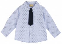 Купить chicco рубашка для мальчика в горошек с галстуком 