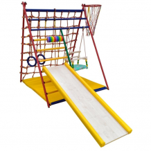 Купить вертикаль детский спортивный комплекс весёлый малыш transformer (горка мягкий бортик) сг000004834