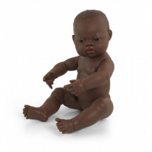 Купить miniland кукла девочка африканка 40 см 31004