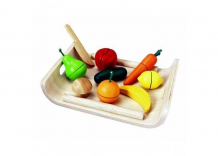 Купить деревянная игрушка plan toys фрукты и овощи 3416/k3416
