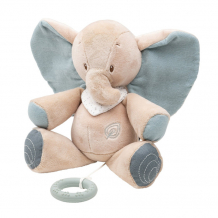 Купить мягкая игрушка nattou musical soft toy luna & axel слоник музыкальная 748049