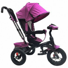 Трехколесный велосипед Moby Kids Comfort 360° 12x10 AIR, цвет: лиловый ( ID 10459592 )