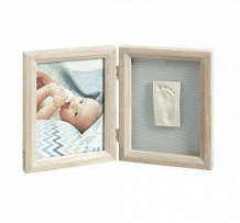 Купить рамка двойная baby art классика беленое дерево ( id 7172473 )