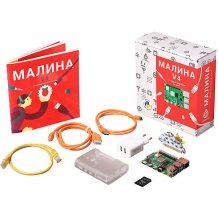 Купить набор amperka «малина» v4 на базе raspberry pi 4, 1 гб ( id 15664023 )