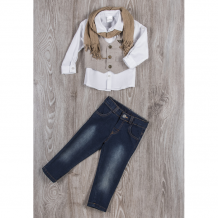 Купить cascatto комплект для мальчика (джинсы, рубашка, жилет, шарф) g-komm18 