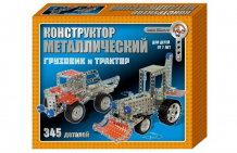 Купить конструктор десятое королевство металлический грузовик и трактор 00953