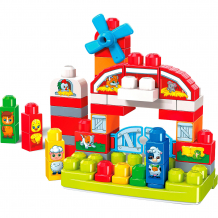 Купить конструктор mega bloks first builders "музкальная ферма", 46 деталей ( id 10787324 )