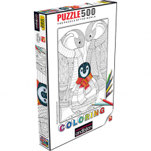 Купить пазл anatolian "coloring" семья пингвинов, 500 элементов ( id 12226289 )