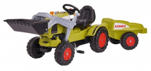 Купить big педальный трактор погрузчик с прицепом claas 800056553