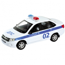 Купить welly 43657pb модель машины 1:34-39 lada granta полиция