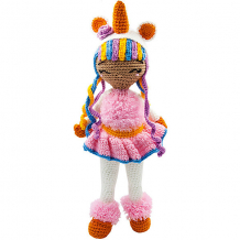 Купить вязаная игрушка niki toys кукла эмма единорожка, 45см ( id 11813478 )